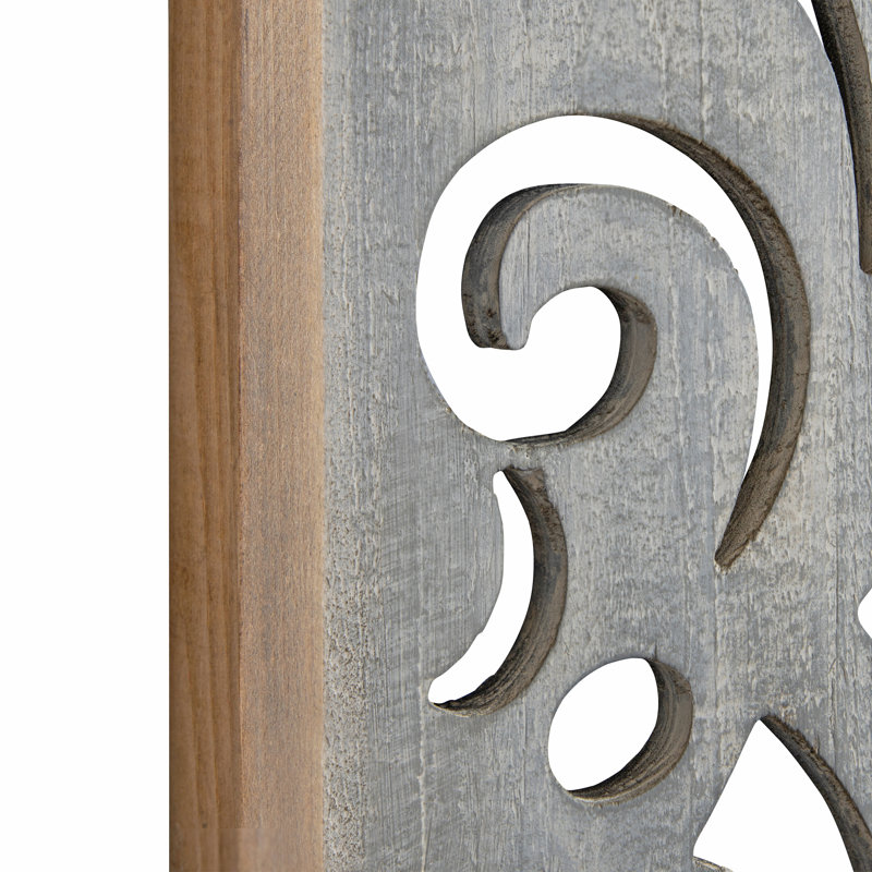 Wall Art Plaque Print Set on Wood