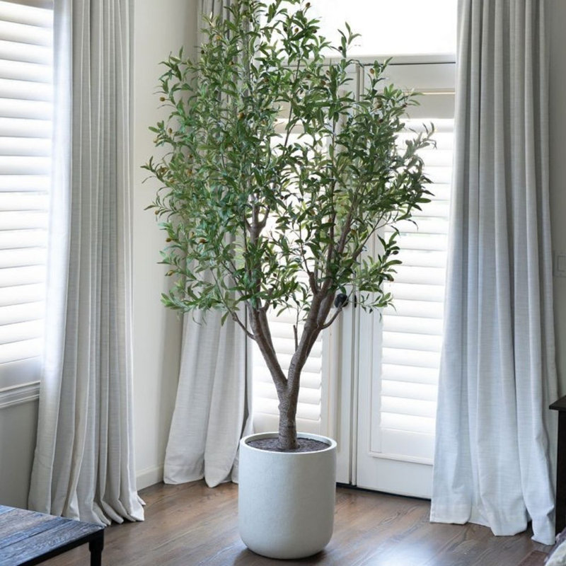 8' Artificial Olive Tree
