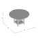 Kaviona Extendable Solid Wood Base Dining Table