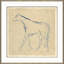 At The Zoo Sketch Series - Blue Horse Print by Soicher Marin Archives