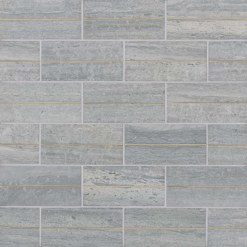 Ferrara 3" x  6" Marble Look Tile, Argento
