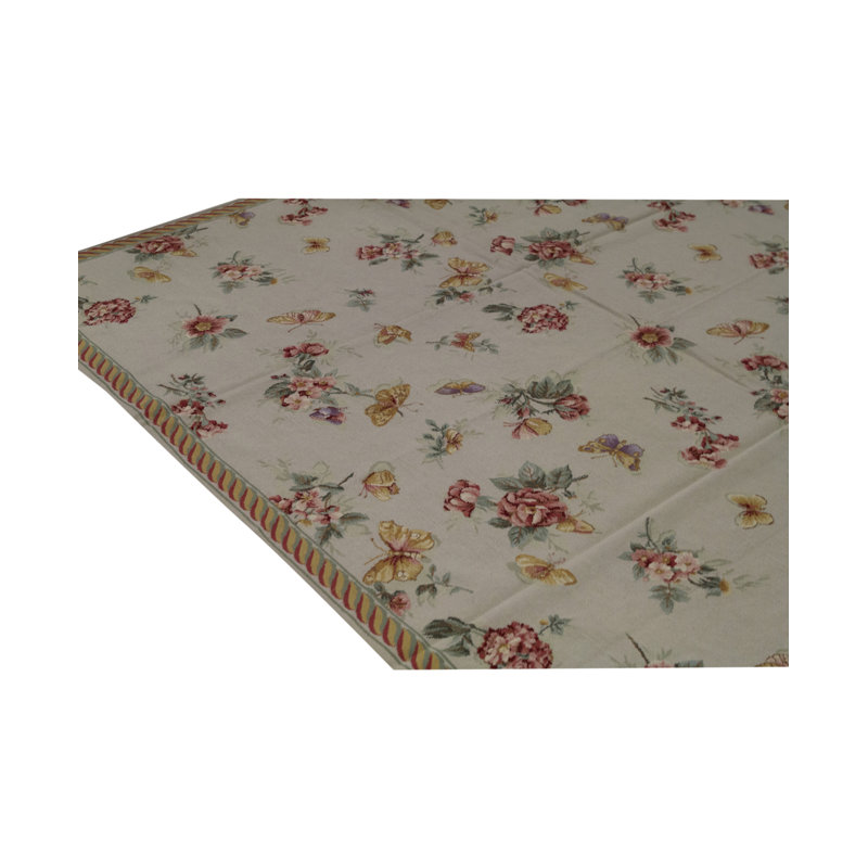 Hand-Knotted High-Quality Gray and Red Area Rug