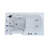 Santa Fe 52.75'' x 26.4'' Whirlpool Fiberglass Bathtub with Faucet-23011462-23011464