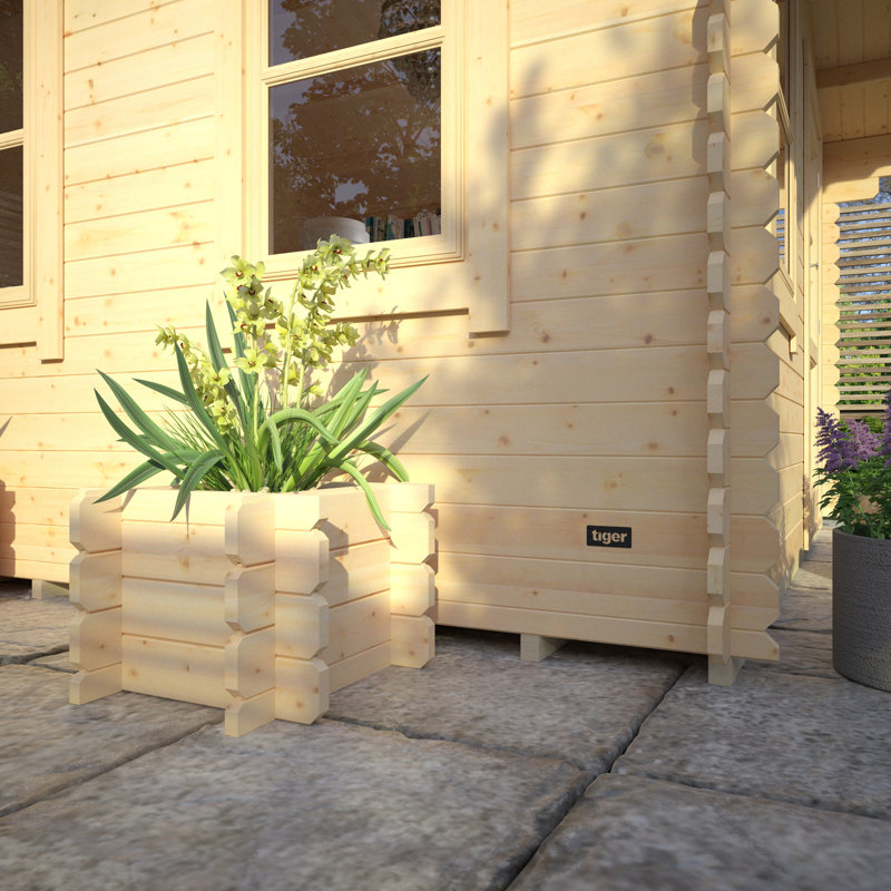 Wood Elevated Planter