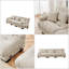 Canapé modulaire 3 places avec revêtement en chenille - Canapé modulaire à assise profonde pour salon, appartement ou bureau (café clair)-1707935500