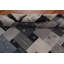 Tapis à motif géométrique gris Gabbeh