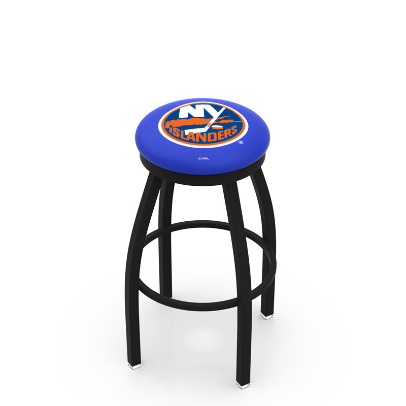 NHL Swivel Extra Tall Stool, New York Islanders, Black, "Counter Stool (25" Seat Height)"