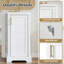 Meuble-lavabo simple autoportant de 16 po de largeur avec comptoir en céramique, charnières Soft-Clsoe et tablette réglable