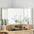 48'' Fluted Makeup Vanity Desk With Hd Triple Mirror And Lights,large Lighted Corner Vanity With Glass Top, Modern Dressing Table With Outlets-1161749622