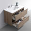 Ensemble de meuble-lavabo mural simple 36 po Layla-Mae-36579592