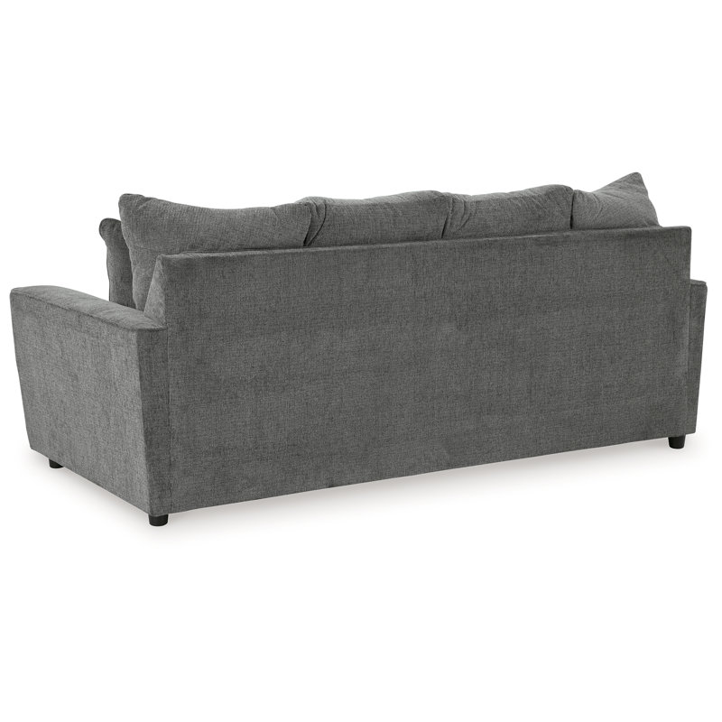 Canapé, causeuse, fauteuil et repose-pieds Stairatt, Gris foncé