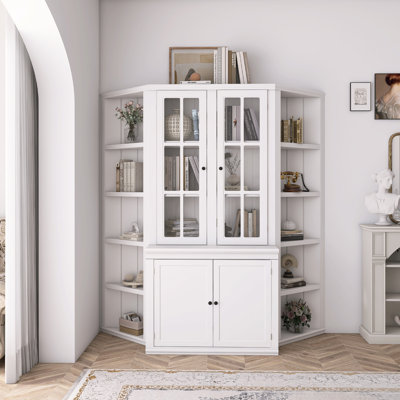 FREESTANDING BOOKCASES WITH TWO TRIANGLE SIDED