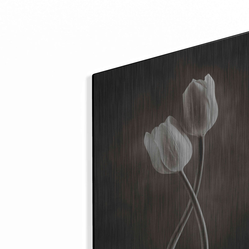«Two Tone Tulips V» par Debra Van Swearingen, H 16 po x l 12 po