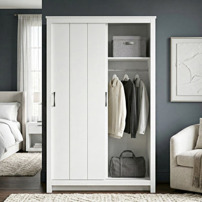 Limestone 2 Door Sliding Door Wardrobe