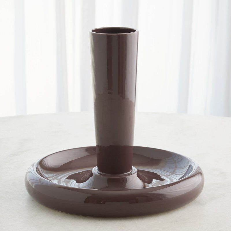 Grand vase prune