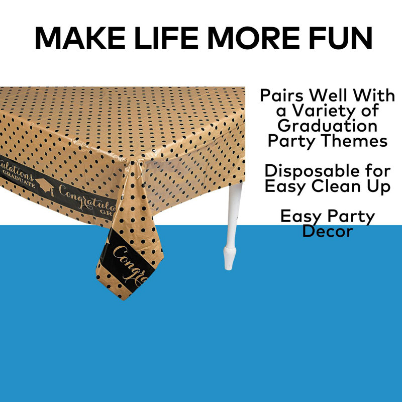 Disposable Graduation Tablecloth