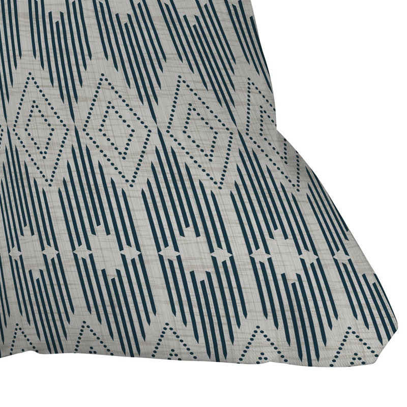 Heather Dutton West Throw Pillow, Green/Gray, 18" x 18"