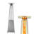 VEVOR Propane Patio Heater 48000BTU Pyramid w/Wheels for Outdoor Patio-104651846