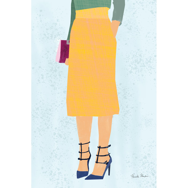 High Fashion I 1 Piece Wrapped Canvas Wall Art, 30cm H x 20cm W
