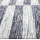 Reva Striped Handwoven Area Rug in Black/Gray