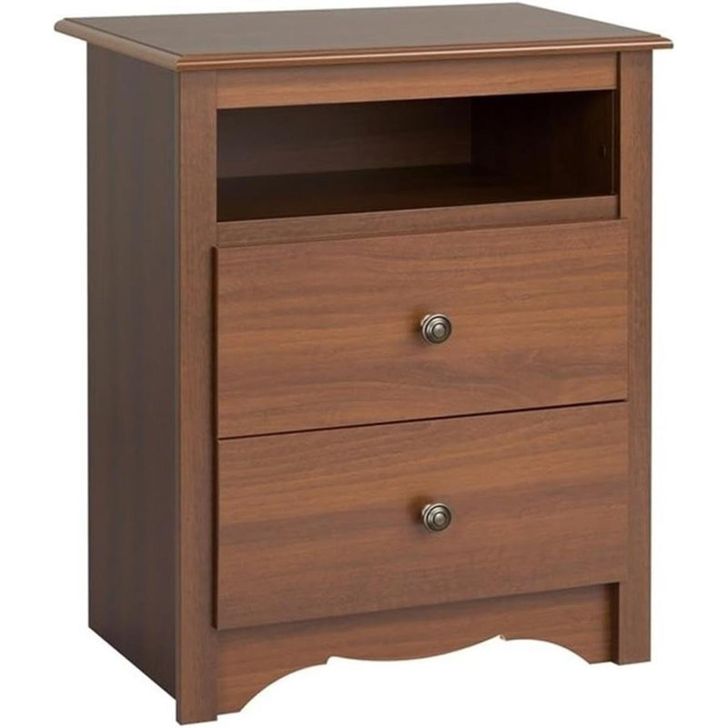 Bedside Table With Open Shelves