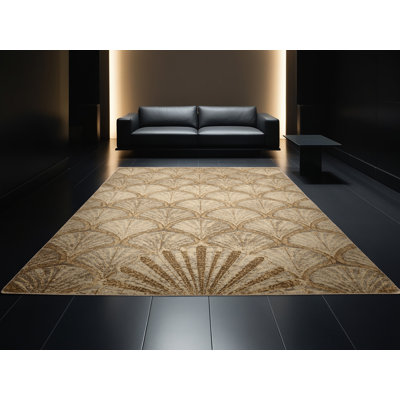 Tapis abstrait moderne et contemporain lavable à la machine Tribeca New Years