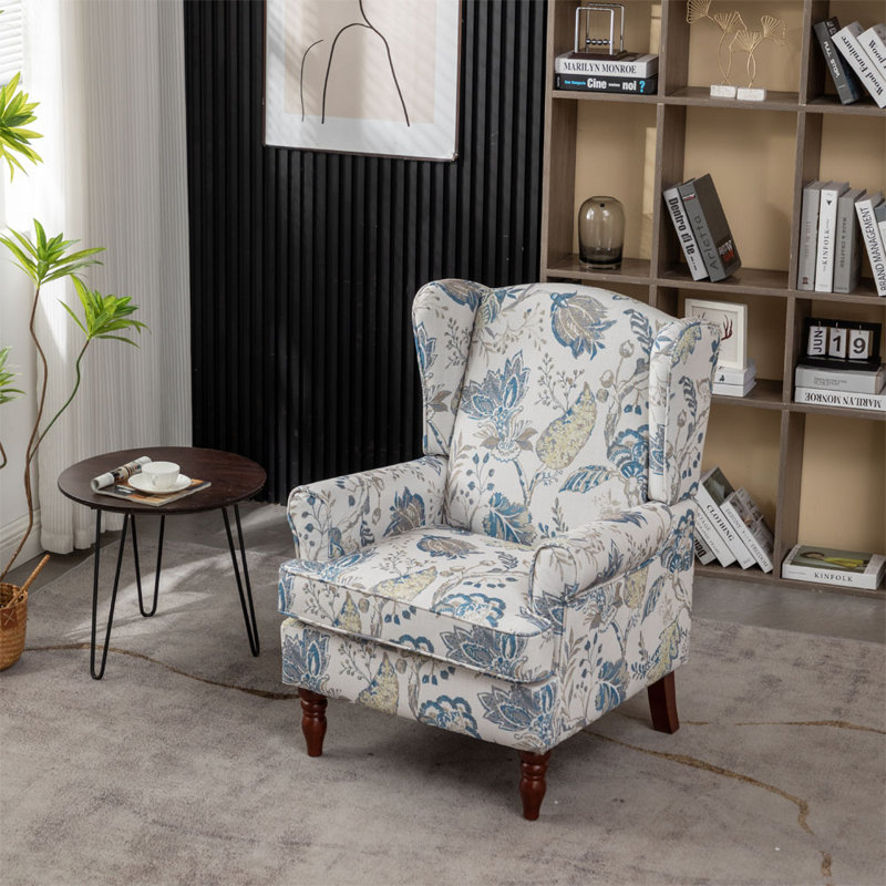 Upholstered Fabric Armchair