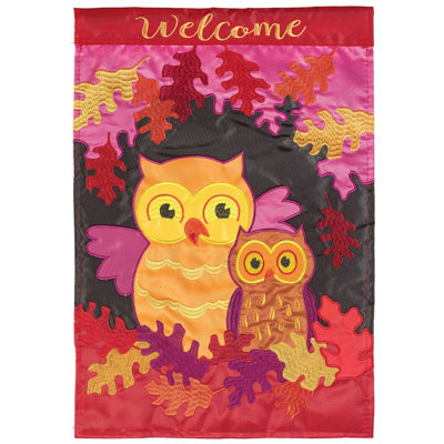 Amelia-Faith Double Sided 18'' H x 13'' W Polyester Garden Flag