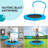 Sapphome Round Kid / Toddler Trampoline with Handlebar-87700579