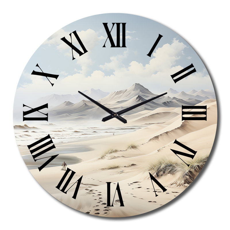 Horloge murale en métal, Très grand