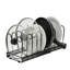 Expandable Metal Pot Lid and Pan Organizer Rack – Adjustable 10+ Compartments – Durable, Rust-Resistant, Space-Saving Storage – Easy to Install for Kitchen Cabinets & Countertops