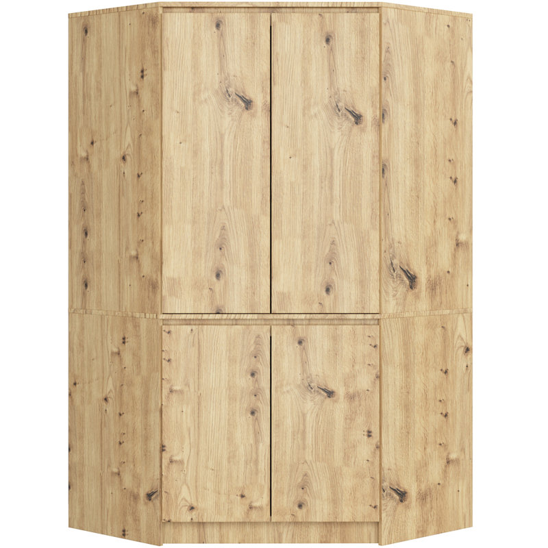 Silenus 4 Door Manufactured Wood Wardrobe