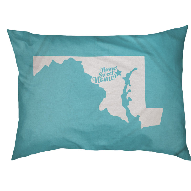 Coussin pour chien d’extérieur baltimore pour chien home, Petit (l 28 po x P 18 po x H 6 po), Bleu sarcelle