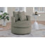 Fauteuil pivotant, fauteuil d'appoint rembourré pour le salon