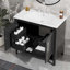 Meuble-lavabo simple avec plateau Sheandra 36