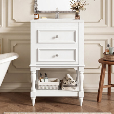 Meuble-lavabo simple