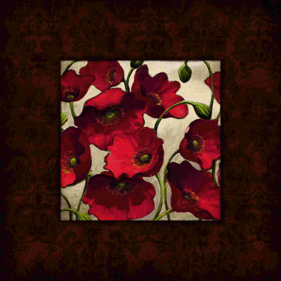 " Red Floral "