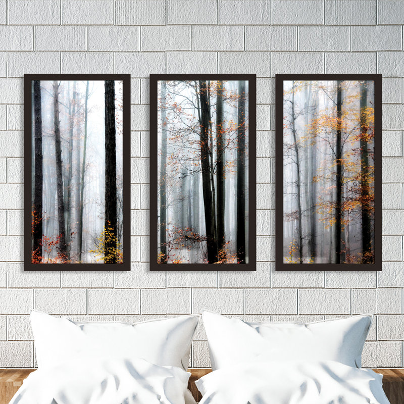 " Daylight Enraptured " 3 - Pieces, 25.5" H x 40.5" W x 1" D