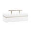 Blair Box, White and Silver (Single)