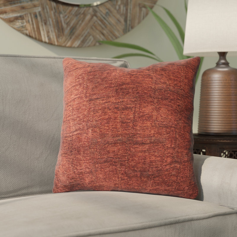 Coussin décoratif de luxe paprika Jam, 16 po x 1 po