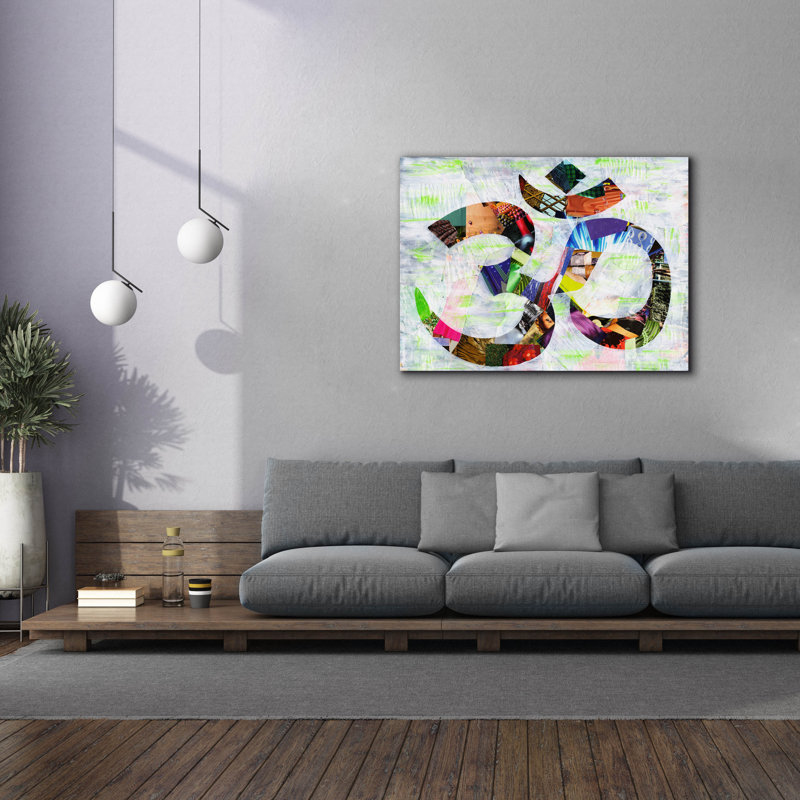 «Namaste» par Artpoptart, art mural sur toile, H 40 po x l 54 po x P 1,5 po