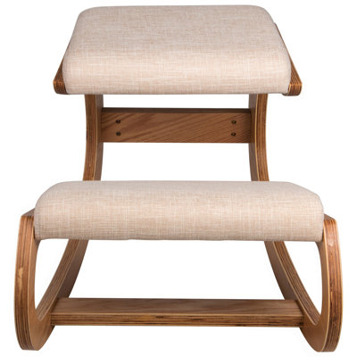 Ergonomic Kneeling Chair Heavy Duty Better Posture Kneeling Stool Office Chair Home For Body Shaping Relieveing Stress Meditation Desk Computer Kneeling Stool Chair