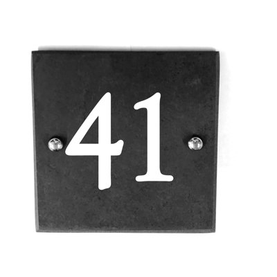Cronyn 15cm H Slate House Number