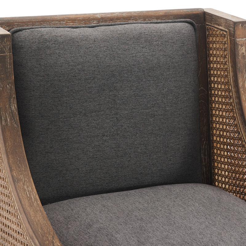 Braison Upholstered Counter Stool, Gray