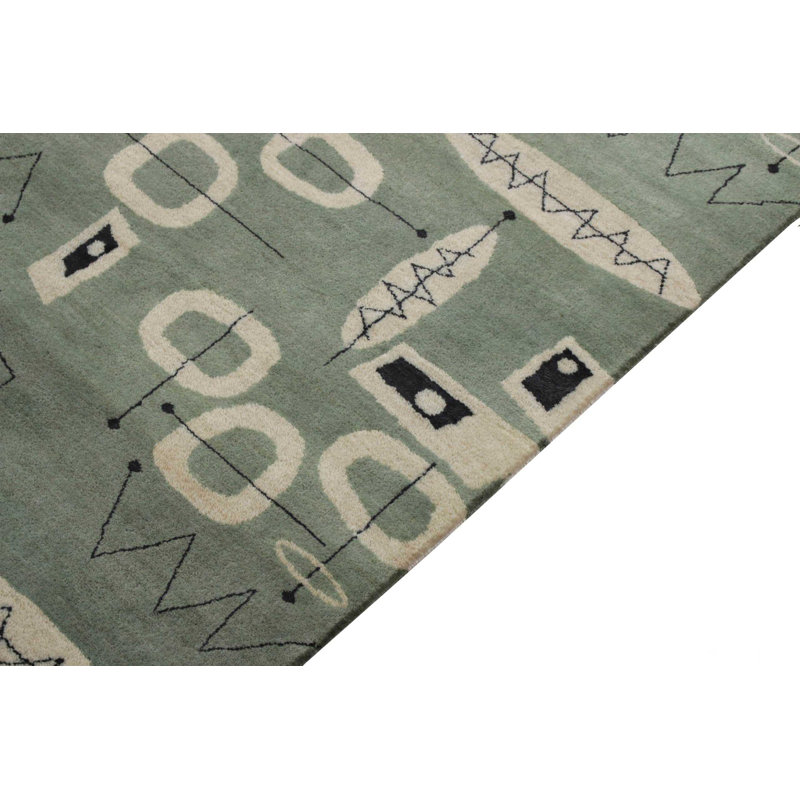 One-of-a-Kind Rectangle 4'2" X 4'3" Area Rug