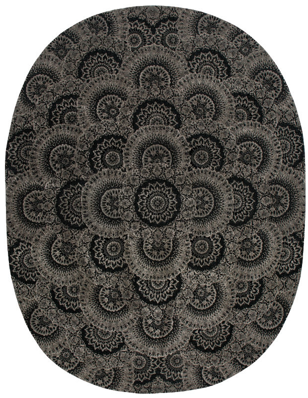 Earnesteen Oriental Indoor Rug, Oval 7'6" x 9'6"