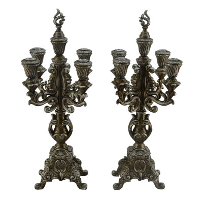 22'' H Plastic / Acrylic Tabletop Candelabra