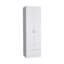 Armoire penderie H 76 po, 2 tiroirs, 1 tablette, blanc Armoire