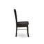 L'ensemble de table de salle à manger 3 pièces comprend une table et 2 chaises de salle à manger de style Mid-Century avec dossier à lattes - Finition noire-825157000-825157001-899820313