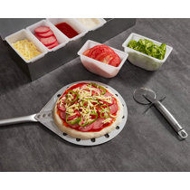  Sliding Pizza Peel-Super Peel Pizza,The Pizza Peel That  Transfers Pizza Perfectly  Non-Stick, Pizza Peel Shovel With Handle,  Dishwasher Safe Pizza Peel, Accessory for Pizza Ovens (2Pc): Home & Kitchen